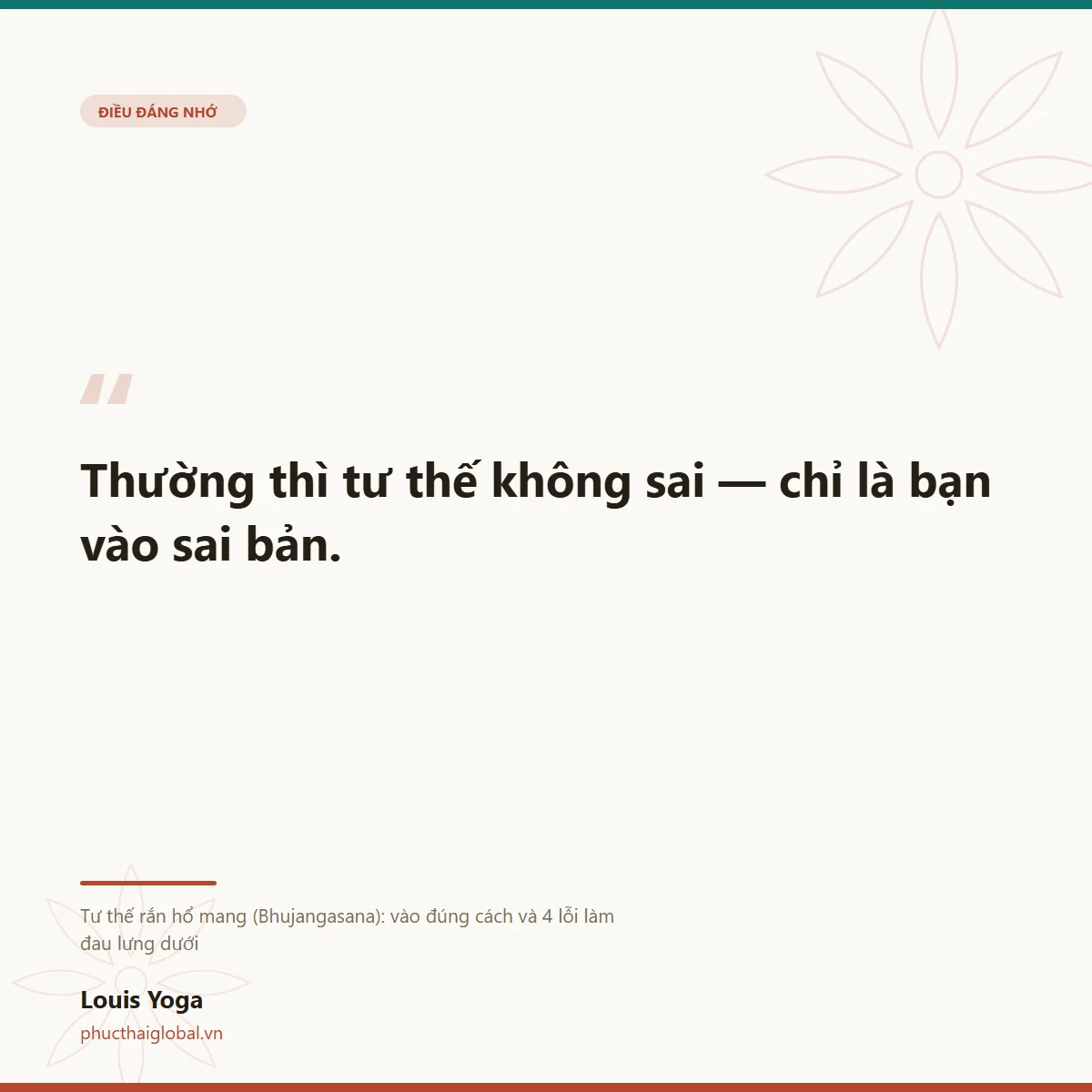 Thẻ trích dẫn: thường thì tư thế không sai, chỉ là bạn vào sai bản