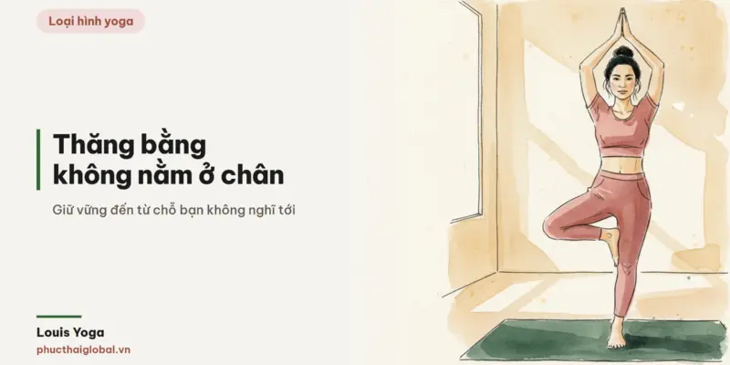 Tranh minh hoạ bài Balance yoga là gì? Giữ thăng bằng không nằm ở chân như bạn nghĩ