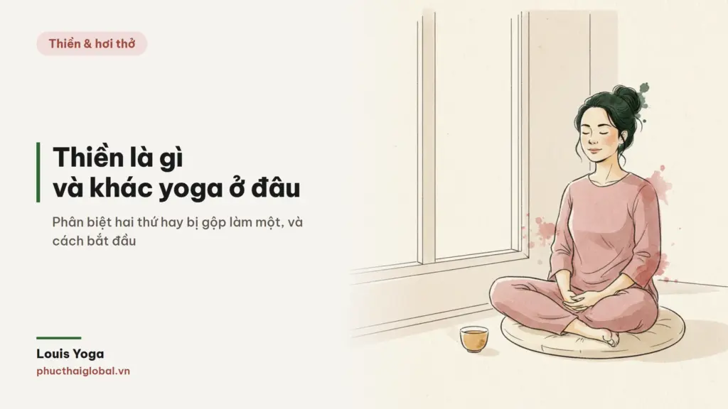 Thiền là gì? Phân biệt thiền với yoga và cách bắt đầu cho đúng