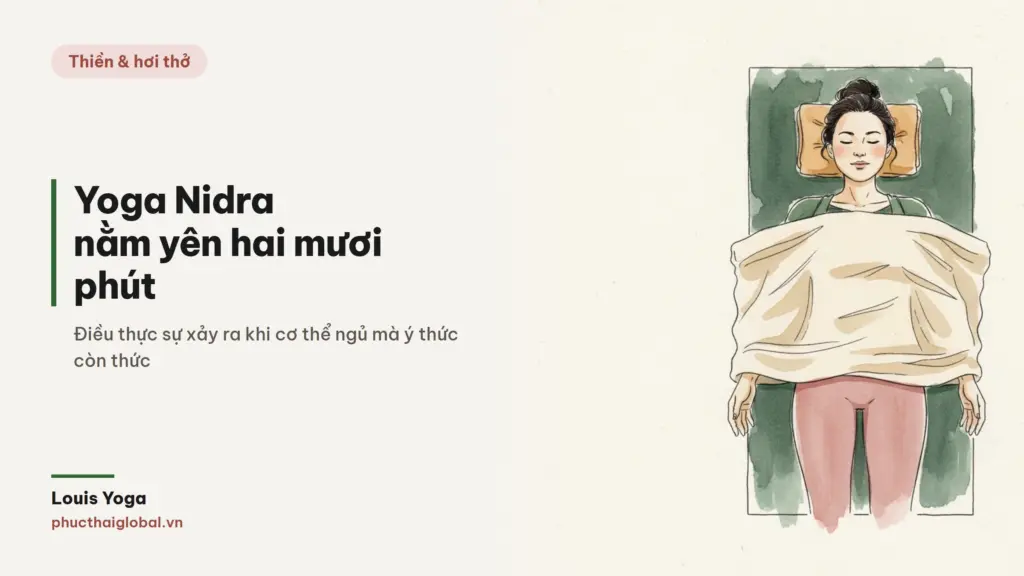 Yoga Nidra là gì? Nằm yên 20 phút và điều thực sự xảy ra